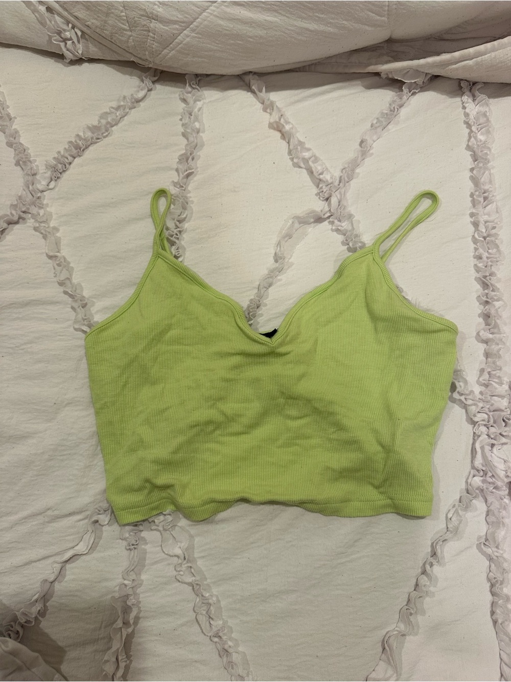 Like green Tank Top from cotton candy LA